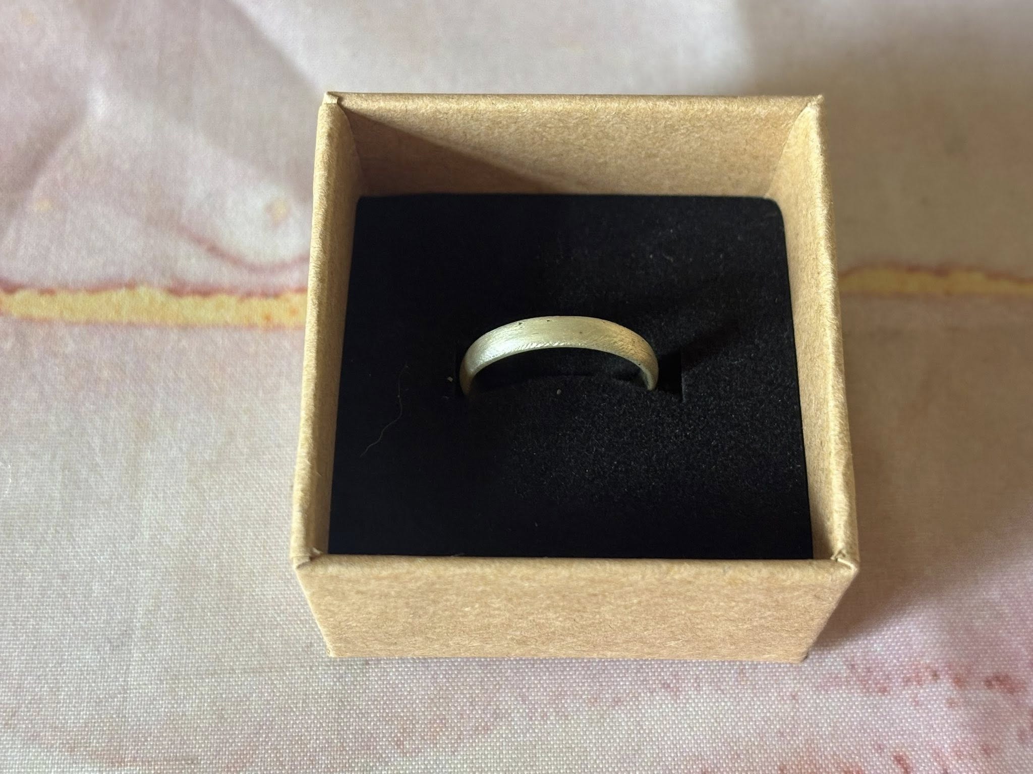 Bague anneau simple en argent