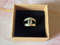 Bague en argent Topaze Bleue