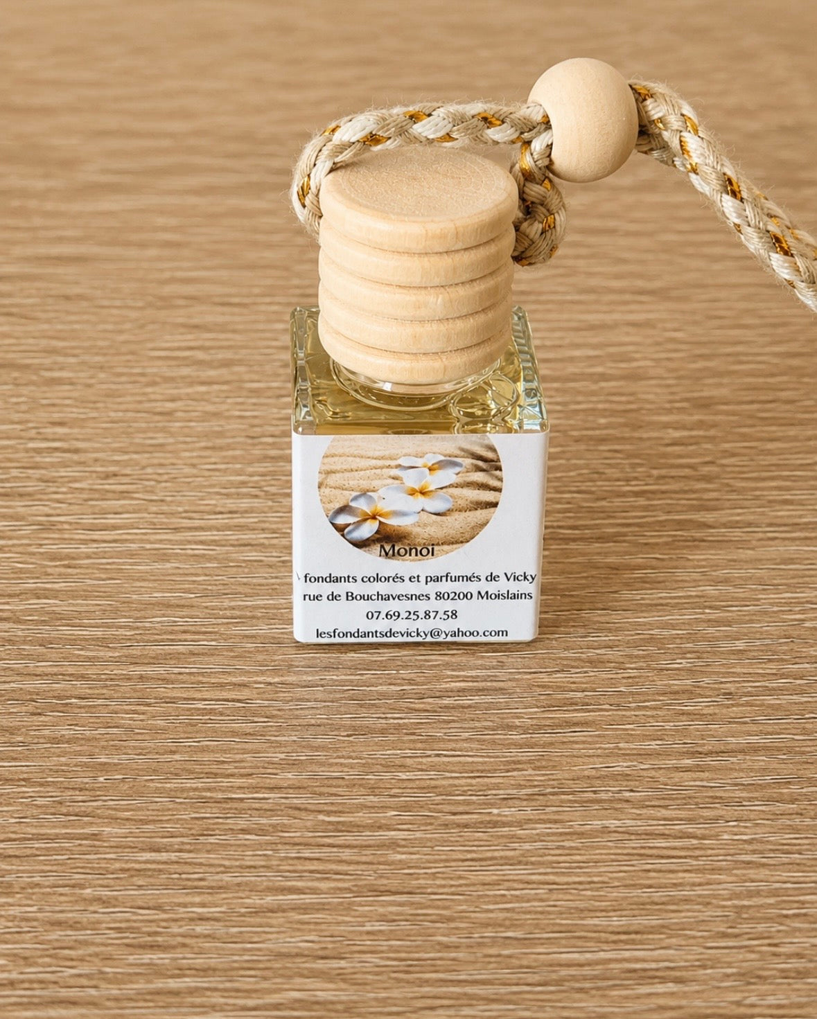 Diffuseur de voiture parfum Monoï