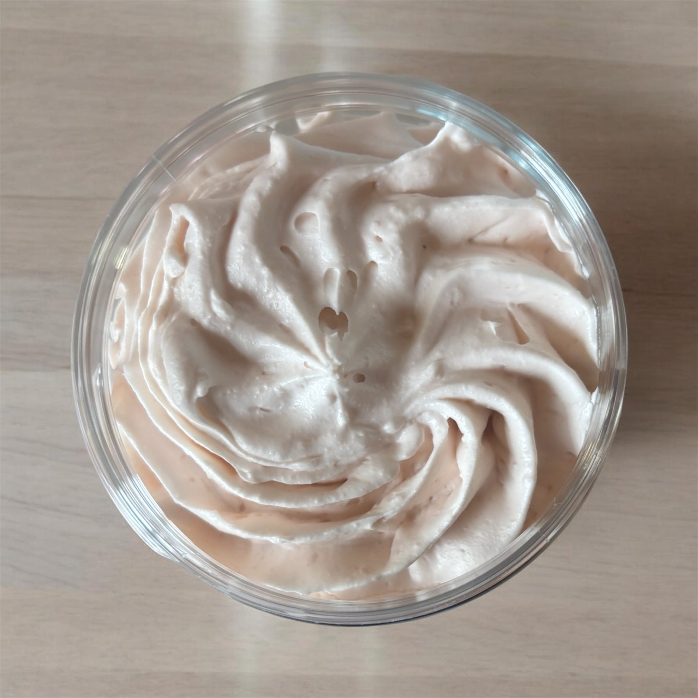 Chantilly de douche parfum caramel