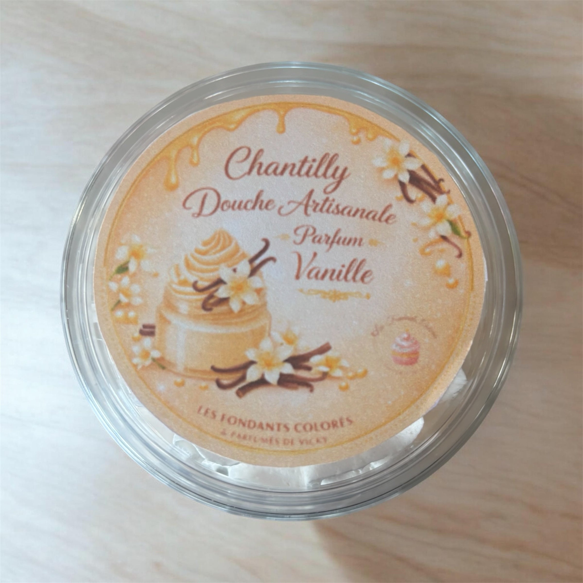 Chantilly de douche parfum Vanille