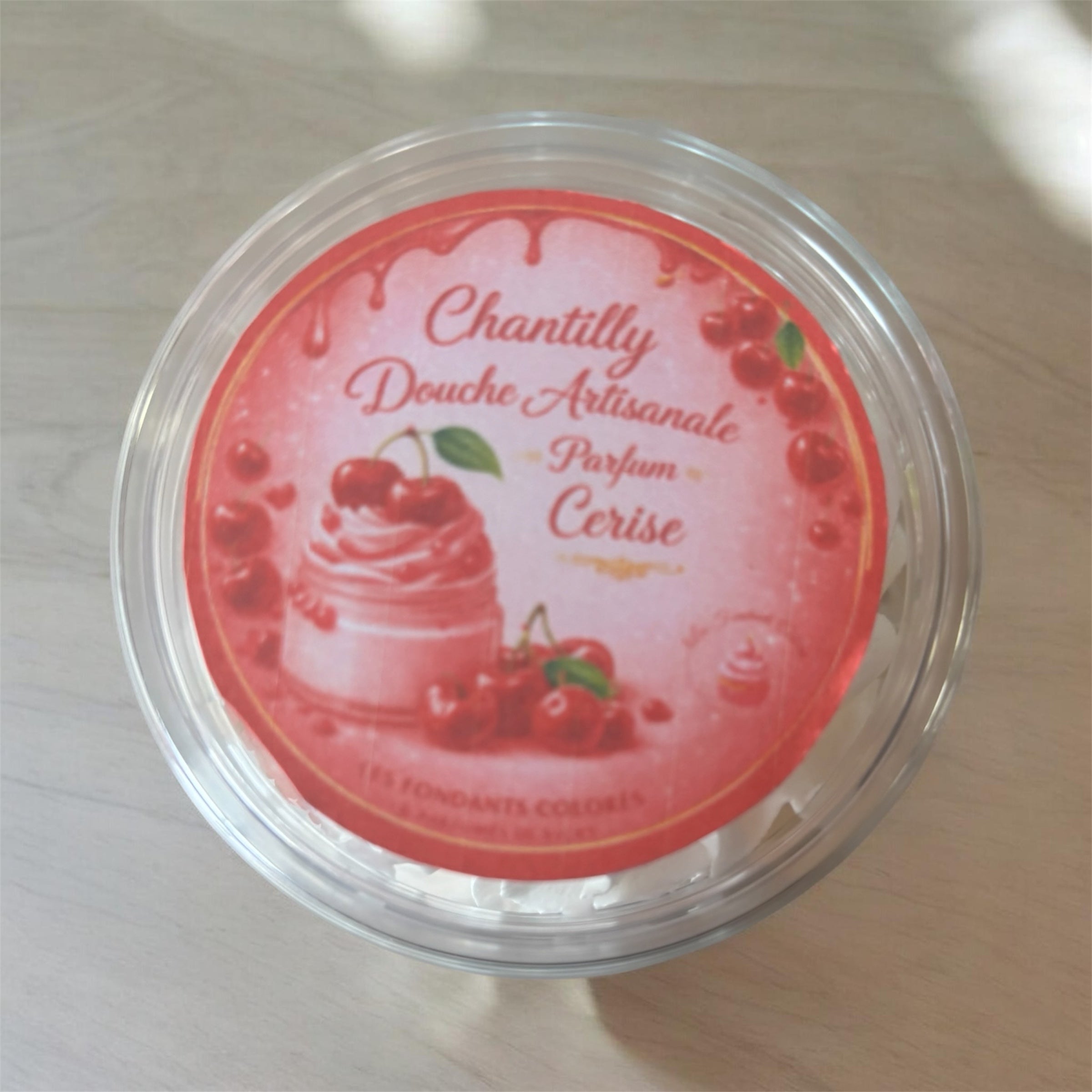 Chantilly de douche parfum Cerise